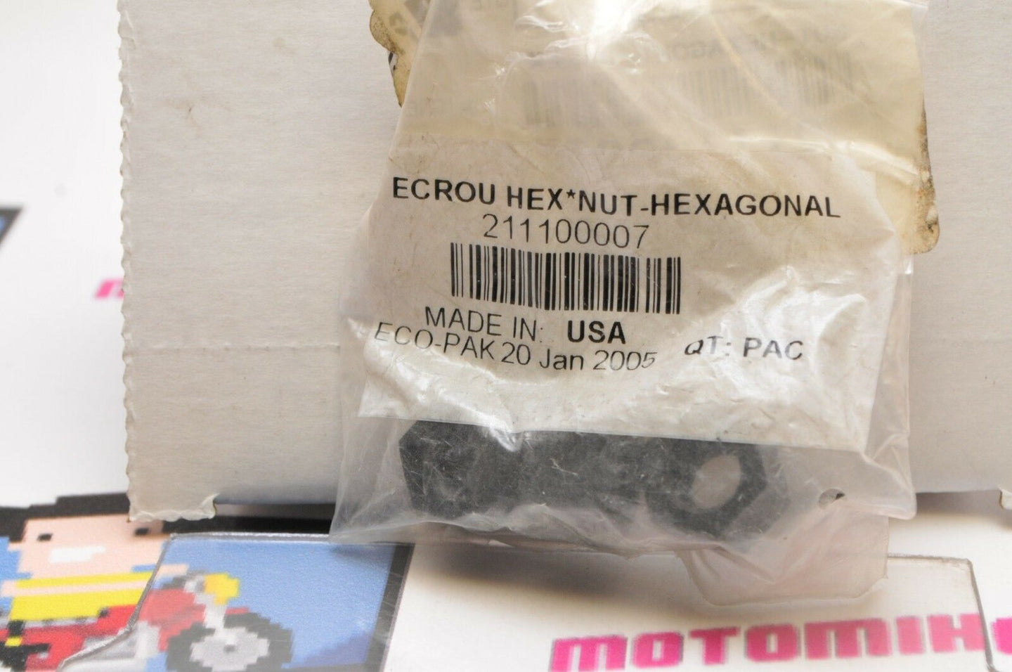 NOS NEW OEM CAN-AM 211100007 Qty:3 HEX NUT NUTS SEA-DOO