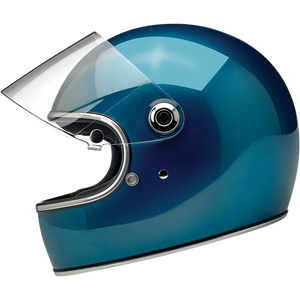 Biltwell Gringo-S Helmet ECE - Gloss Pacific Blue Medium M MED MD | 1003-816-103