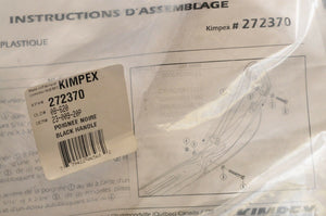 NEW KIMPEX BLACK SKI HANDLE 272370 (08-620) FITS KIMPEX PLASTIC SKIS (ONE)