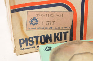 Genuine Yamaha 278-11630-31-00 Piston & Ring set kit - R5 R5B R5C 1970-1972 O/S