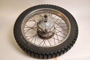 Genuine Honda Rear Wheel Tire Brake for XL175 1974 includes OEM Tire