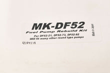 Load image into Gallery viewer, Genuine Mikuni MK-DF52 Fuel Pump Rebuild/Repair kit for Round Type pumps Japan