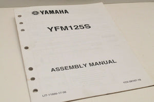 Genuine Yamaha ASSEMBLY SETUP MANUAL YFM125S GRIZZLY 125 2004 LIT-11666-17-56
