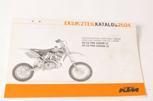 Load image into Gallery viewer, Genuine Factory KTM Spare Parts Manual Engine Chassis 50 SX Pro Jr Sr LC 2004