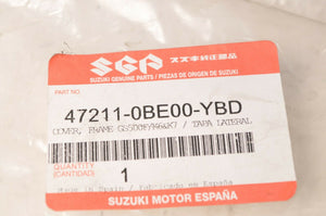 Genuine Suzuki 47211-0BE00-YBD Cover,Frame LH Left White GS500F 2004-09