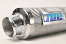 Load image into Gallery viewer, NEW Mig Exhaust Concepts SR3TA Silver Weave Muffler Silencer 100mm Round Slip On