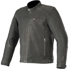 Load image into Gallery viewer, Alpinestars Warhorse Black Leather Motorcycle Jacket Mens Premium Nubuck