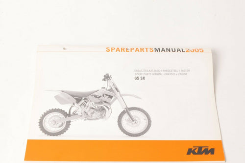 Genuine Factory KTM Spare Parts Manual - 65 SX 2005 05  |  3208160