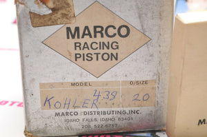 NOS New Old Stock MARCO RACING Piston KOHLER 438 +20 - Motomike Canada
