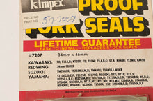 Load image into Gallery viewer, NOS Leak Proof Fork Seals #7207 34mm x 46mm Kawasaki Redwing Suzuki Yamaha ++