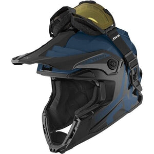 CKX Titan Original Backcountry Snowmobile Helmet Double-Lens | Polar Blue LG