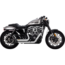 Load image into Gallery viewer, Vance &amp; Hines Shortshots Staggered Exhaust Chrome 40th - Harley Sportster 14-20
