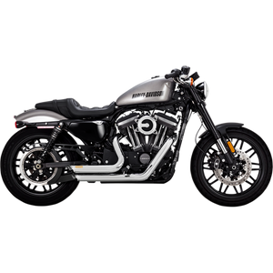 Vance & Hines Shortshots Staggered Exhaust Chrome 40th - Harley Sportster 14-20