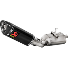 Load image into Gallery viewer, Akrapovic Exhaust Carbon Black Slip-on Triumph Street Triple 765 R RS 2017-2019