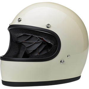 Biltwell Gringo Helmet ECE - Vintage White -  Large L LG | 1002-102-104