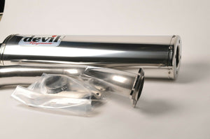 NEW Devil Exhaust - High Mount Stainless Magnum 58629 Yamaha YZF-R6 2003-05