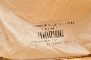 NEW NOS SKIDOO SEAT BELT 510005614 STRAP