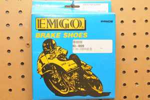 EMGO BRAKE SHOES 93-27258 03-0220 VB220 YAMAHA TIMBERWOLF,BEARTRACKER,FRONT/REAR - Motomike Canada