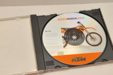 Load image into Gallery viewer, GENUINE KTM SERVICE REPAIR WORKSHOP MANUAL CD 3206008 85 SX 2004