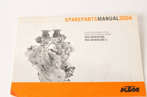 Genuine Factory KTM Spare Parts Manual Engine 950 Adventure/S 2004 04 | 3208140