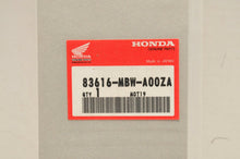 Load image into Gallery viewer, NOS OEM HONDA DECAL 83616-MBW-A00ZA MARK,RR.COWL CBR600F4 TYPE3 2000 &quot;600F4&quot;