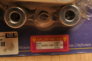 ARLEN NESS 1PC HANDLEBAR RISER RISERS CLAMP 08-018 CHROME LOUVERED