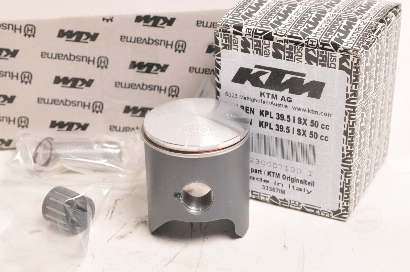 Genuine KTM Husqvarna TC50 SX 50 Top End Piston Kit w/Gaskets