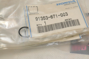 NOS Honda OEM 91353-671-003 Qty:8 O-RING,GASKET,SEAL (14MM) - SEE LIST