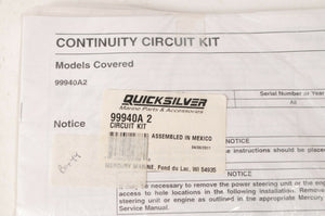 Mercury MerCruiser Quicksilver Continuity Kit Grounding Kit  |  99940A2
