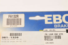Load image into Gallery viewer, EBC FA132R Long Life Sintered Brake Pads - KTM 125 EXC MX 250 350 500 600 ++