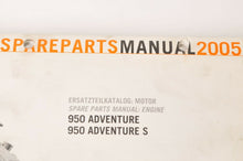Load image into Gallery viewer, Genuine Factory KTM Spare Parts Manual Engine 950 Adventure/S 2005 05 | 3208191