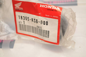 NOS Honda OEM 18365-KS6-000 RUBBER,MUFFLER CONNECTING PIPE CR125R 1986-88
