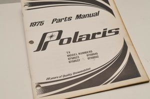 Vintage Polaris Parts Manual 9910311 1975 TX Snowmobile OEM Genuine