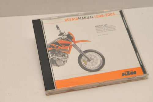 GENUINE KTM SERVICE REPAIR WORKSHOP MANUAL CD 3206014 400-660 LC4 1998-2004