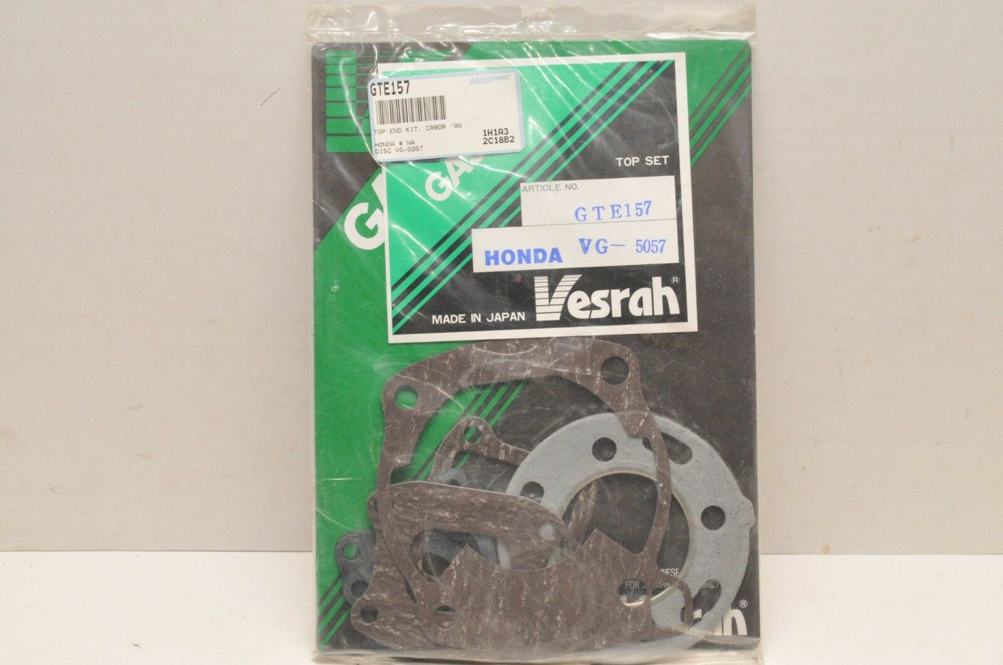 VESRAH VG-5057 VG5057 TOP END GASKET SET HONDA CR80R CR80