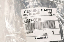 Load image into Gallery viewer, Genuine Kawasaki 43078-0016 Reservoir radiator coolant overflow bottle jug ZX12