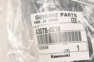 Genuine Kawasaki 43078-0016 Reservoir radiator coolant overflow bottle jug ZX12