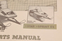 Load image into Gallery viewer, Vintage Polaris Parts Manual 9911415 - 1988 Star SprintES Snowmobile Genuine OEM