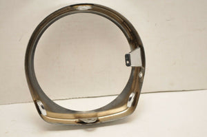 GENUINE NOS HONDA STANLEY HEADLIGHT RIM 001-0765 CHROME