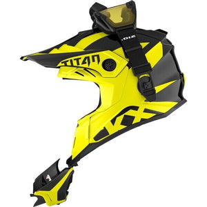 CKX Titan Air Flow Backcountry Snowmobile Helmet Double-Lens | Yellow MEDIUM