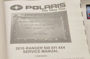 GENUINE POLARIS FACTORY SERVICE MANUAL 9922521 2010 RANGER 500
