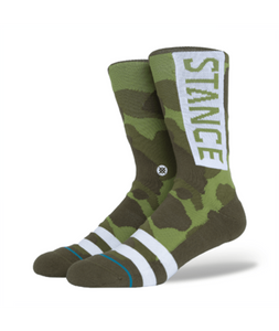 Stance OG Crew Socks Camo Camouflage - Cotton Blend