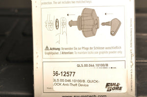 SW-MOTECH - QUICK-LOCK ANTI-THEFT DEVICE (2) LOCKS+KEYS QLS.00.046.10100/B