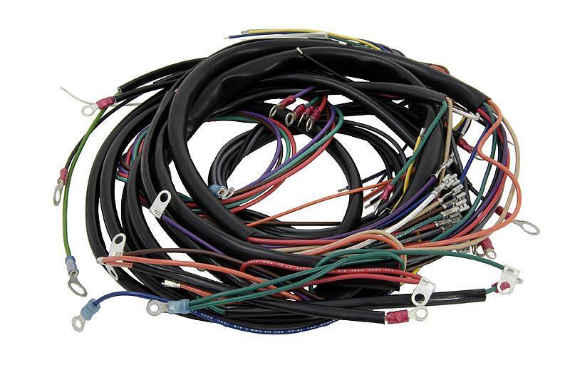 Complete Wiring Harness for Harley 1970-1972 Shovelhead FLH Replaces 70320-70