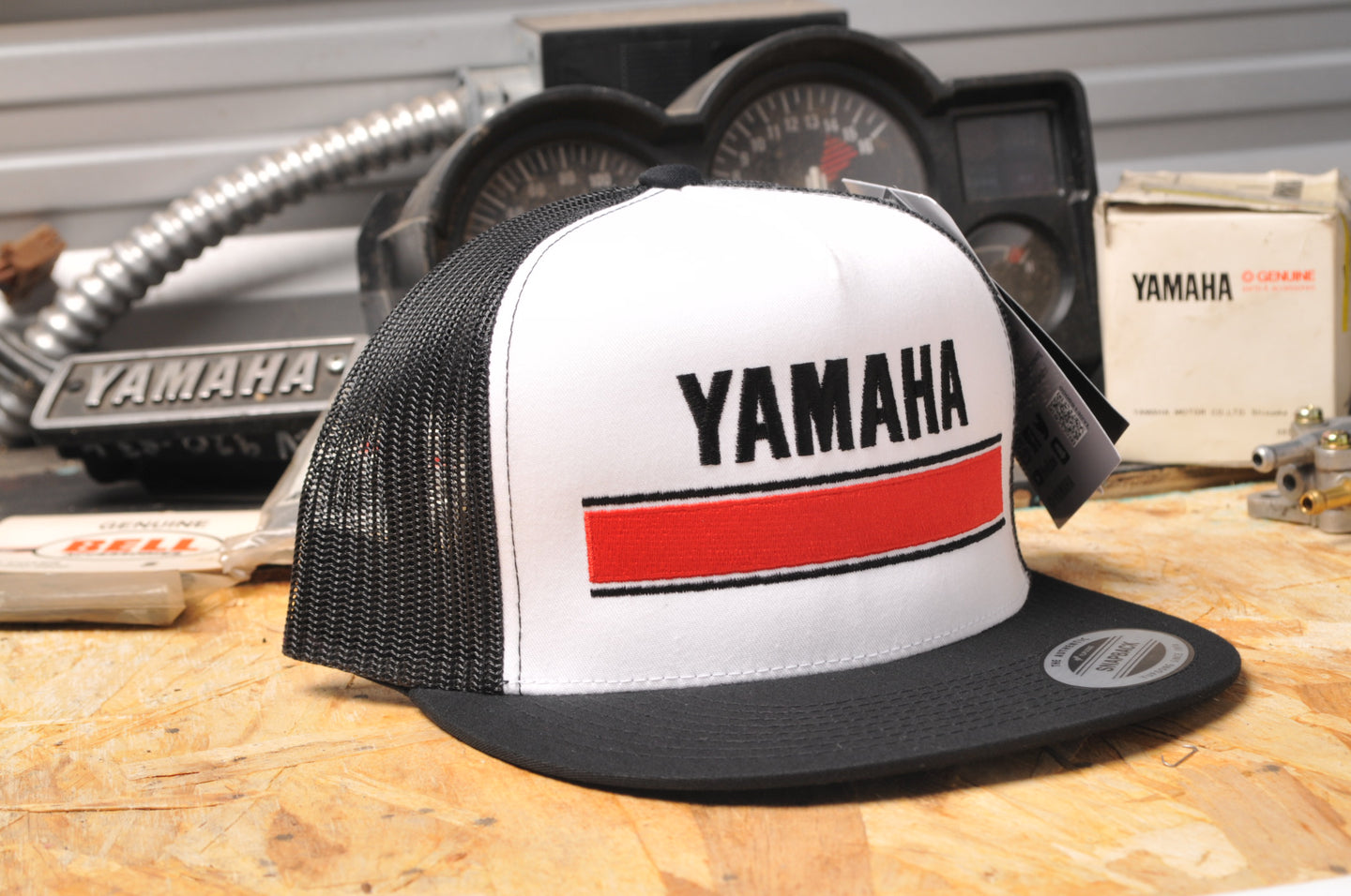 Yamaha Official Vintage Logo Snap-Back Hat
