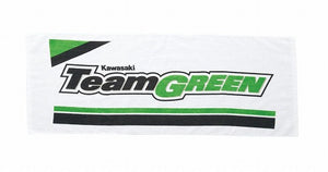 Genuine Kawasaki Team Green Racing Japanese Face Towel