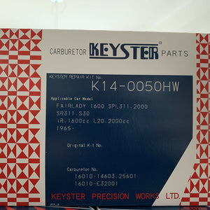 Datsun 1600 2000 Roadster Carburetor Repair Carb Kit  K14-0050HW | Keyster Japan